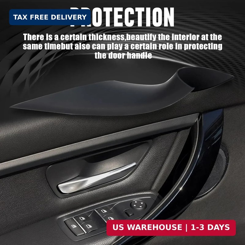 Interior Inner Door Pull Sticky Handle Melting Cover Fix Fit for BMW 3 4 Series gallery