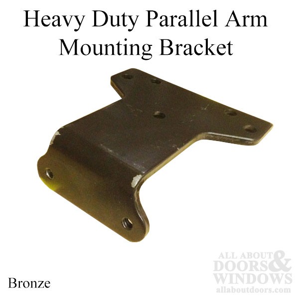 Parallel Arm Mounting Bracket Heavy Duty Door Closer Bronze 1-15/16″ Steel