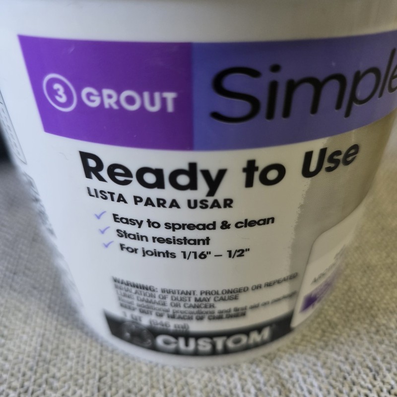 Simple Grout Ready To Use - Pre Mixed (1 Quart) Artic White gallery