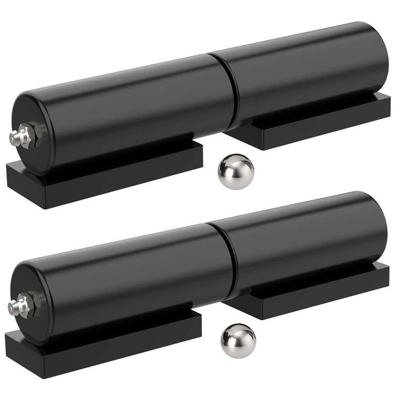 Heavy Duty Gate Hinges 5 Inches 2 Pack Weld On Install Black Iron Barrel Hing…