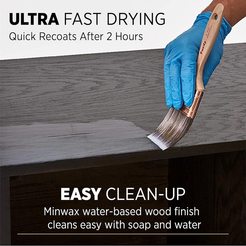Polycrylic Protective Finish - Clear Gloss ½ Pint gallery