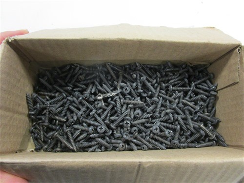 PHILLIPS PAN HEAD SCREW STAINLESS STEEL BLACK 3/4″ SET OF (640) 050682