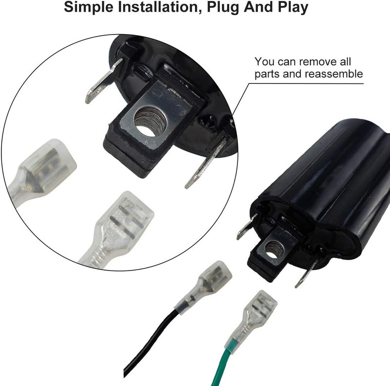 Ignition Coil & Cap 2Pcs Compatible with HONDA CB350 CL350 CB450 CL450 SL350 gallery