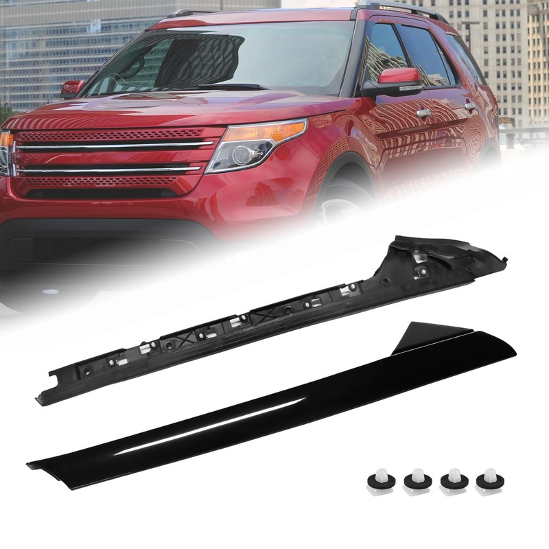 Front Outer Inner APillar Molding Trim Kit for 20112019 Ford Explorer 4 Door