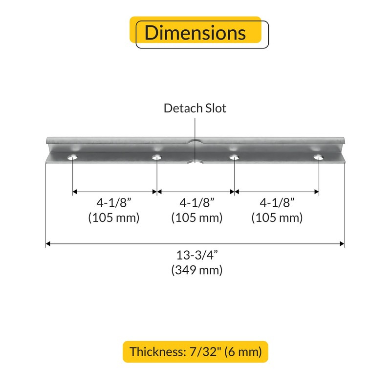Brixwell 38-59 Casement Track For Window 13-3/4in Length gallery