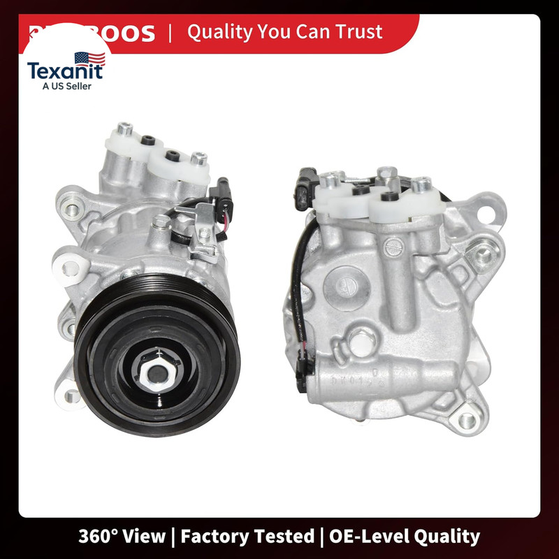 A/C Compressor with Clutch Compatible with BMW X1, X2, X3, X4, 340I, 430I, 440I gallery