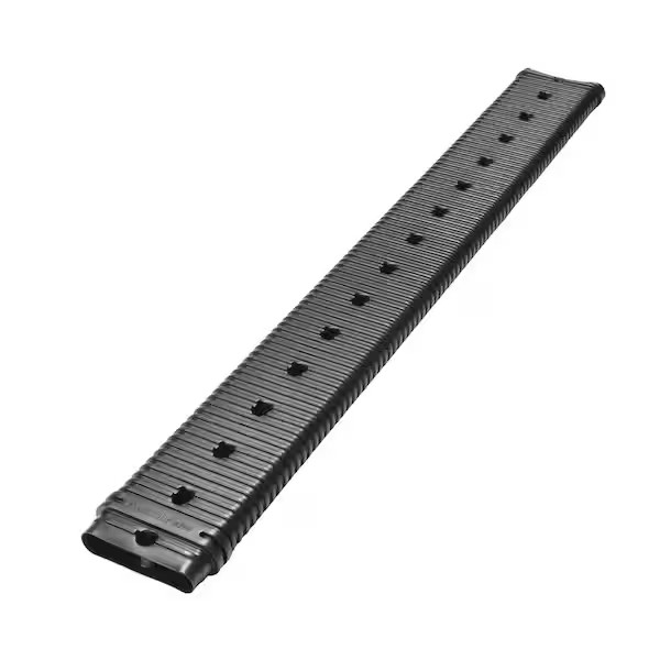 Stealthflow 60 In. Black Vinyl Low Profile Downspout Extension Rainwater Basin