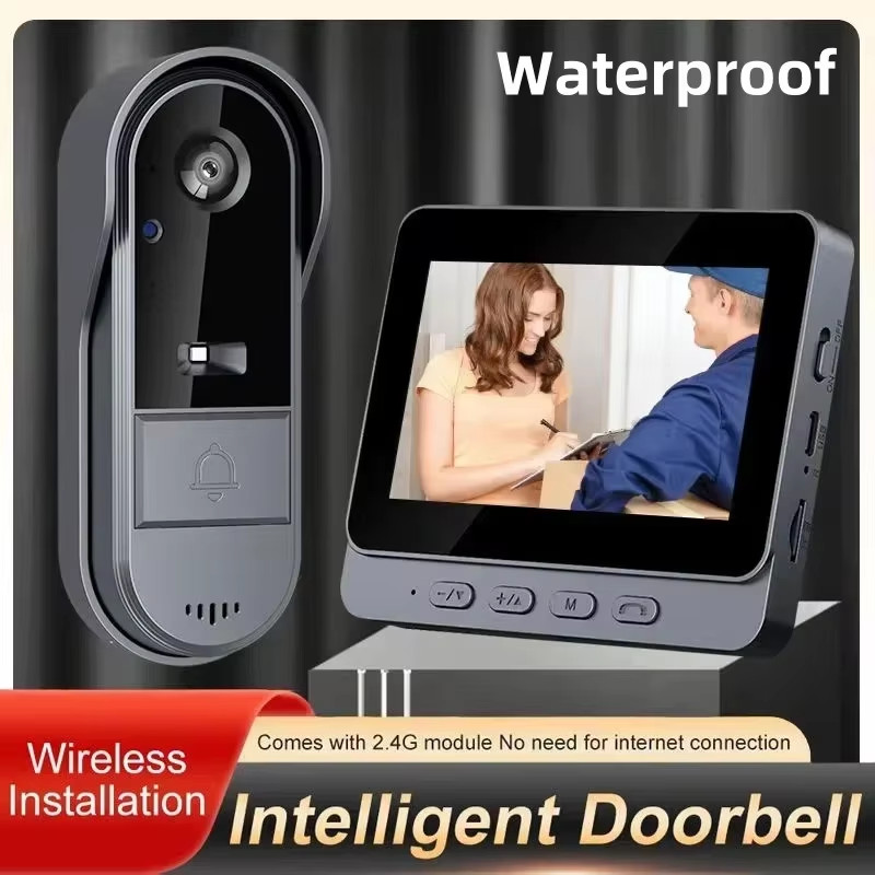 Wireless Video Doorbell Camera Smart Intercom Waterproof Night Vision 2.4G gallery