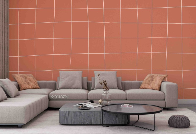 3D Red Quadrilateral Geometry Pattern Wallpaper Wall Murals Removable Wallpaper