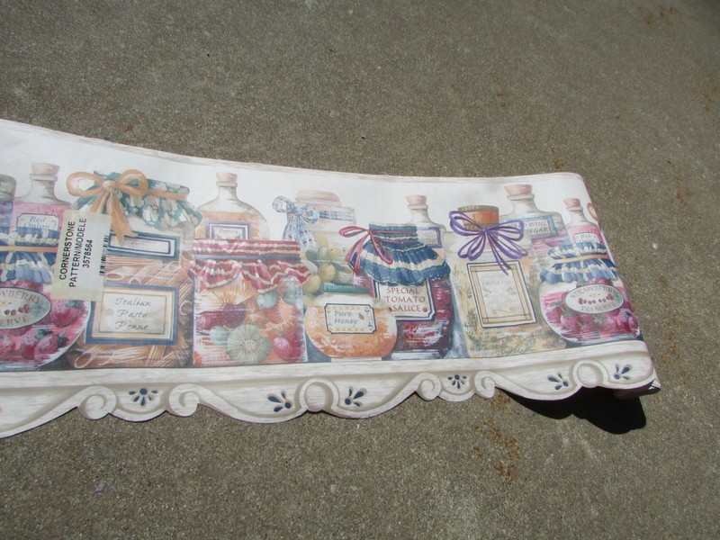 Cornerstone Pattern 3578564 Kitchen Shelf Scalloped Wallpaper Border 10″ Wide