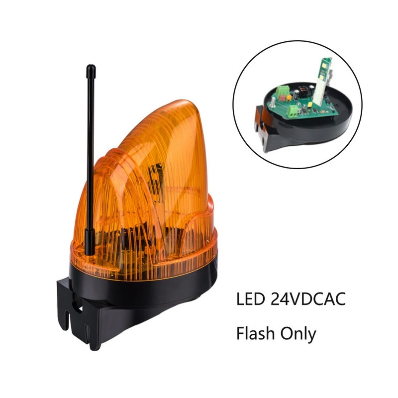 AC/DC 12V-265V LED Gate Flashing Warning Lamp Alarm Lamp For Swing Sliding Gate