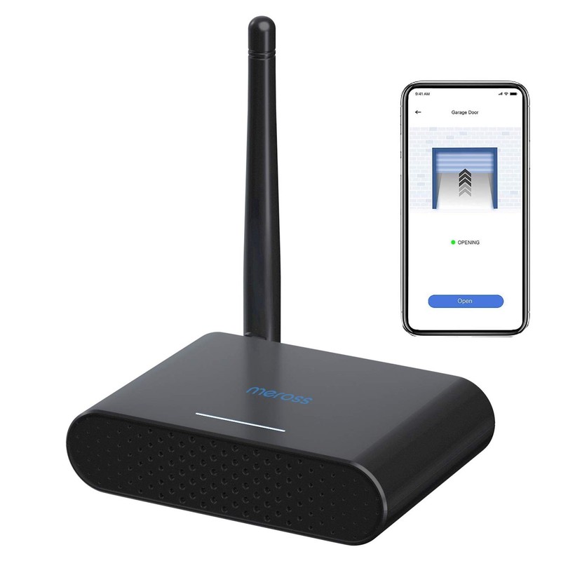Meross Smart Garage Door Opener Remote w External Antenna for Amazon Alexa +