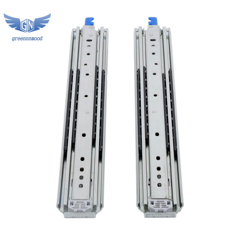 1 Pair Locking Drawer Slides 20 Inch Full Extension & Lock 250 lb Load Capacity gallery