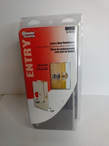 Defender Security Entry Lock And Door Reinforcer Stainless Steel U-9551 gallery