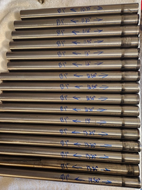 Grade 23 Titanium Round Rod 1" X 10 to 14" Long 6Al4V ELI