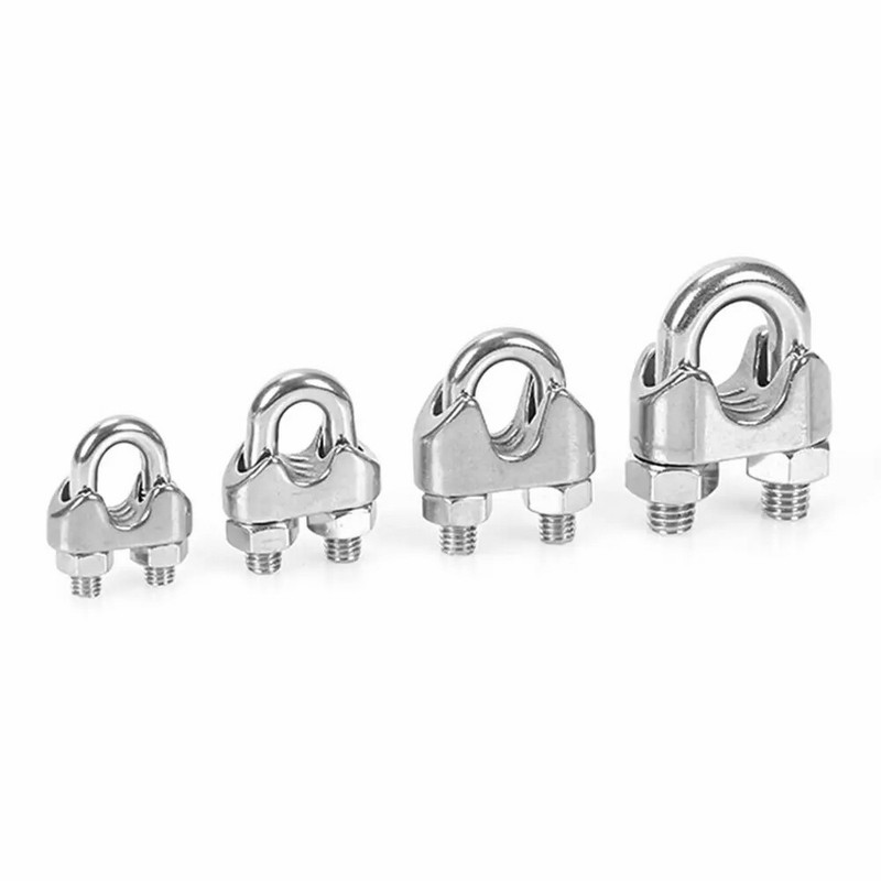 Wire Rope Grips 316 Stainless Steel Cable Grip Clamps U Bolt Heavy Duty M2 – M32