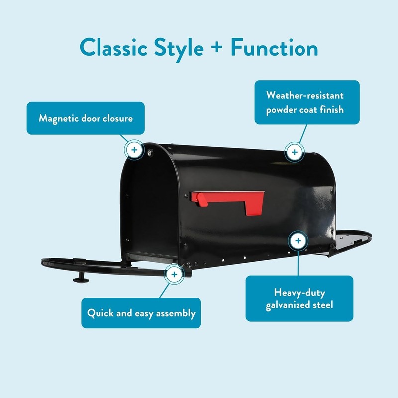 Gibraltar Outback Double Door Mailbox - Large Capacity, Weather-Resistant Style gallery