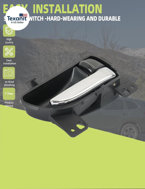 Interior Door Handle Front or Rear Right Passenger Side Compatible with Subaru 2 gallery