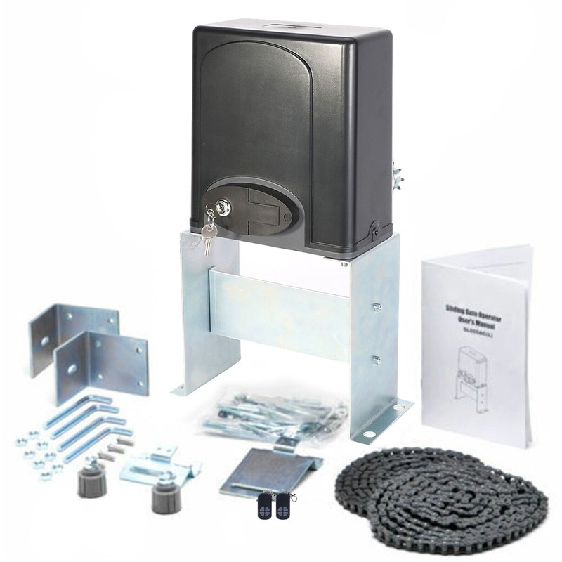 1400lbs Automatic Sliding Gate Opener Door Hardware Kit Security System