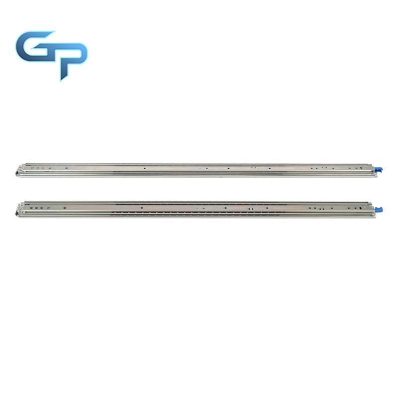 500lb Capacity Locking Drawer Slides 52" Heavy Duty Ball Bearing Glides