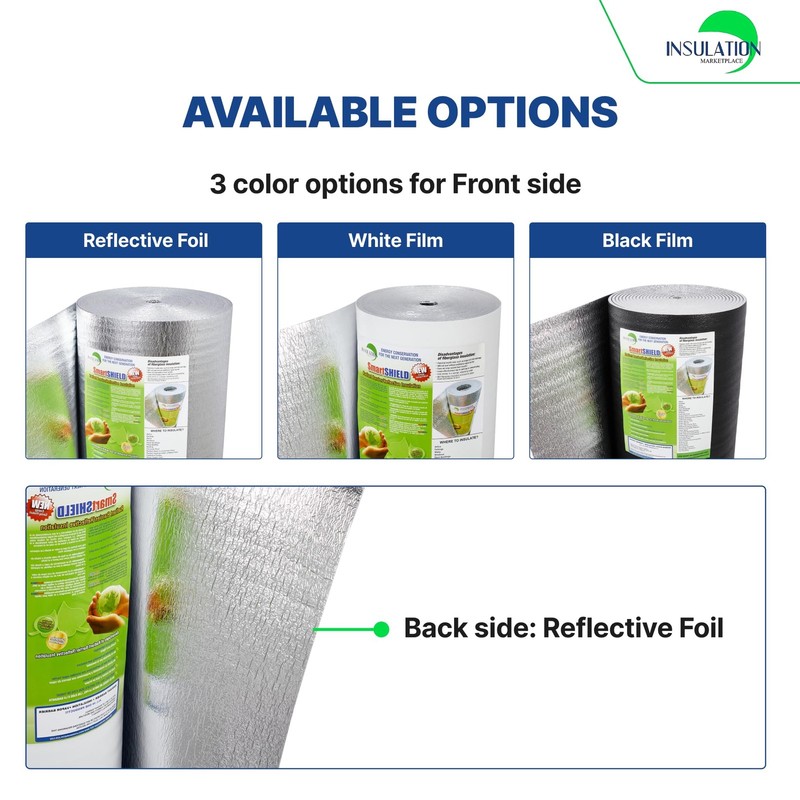 Insulation Marketplace Smartshield -5Mm 24 X50Ft R15 Reflective Foam Core gallery