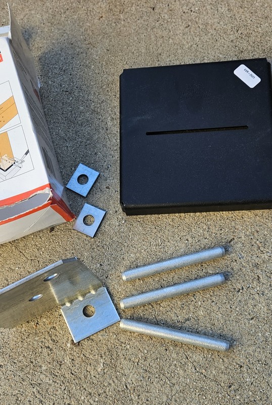 Simpson Strong-Tie CPT88Z Concealed Post Base For 8 x 8 Posts gallery