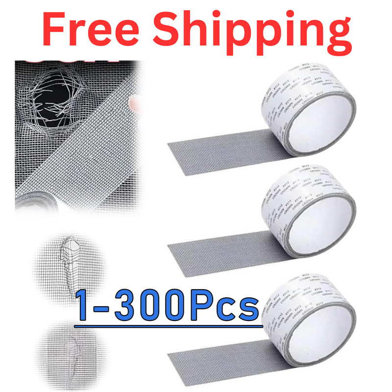 Screen Patch Repair Kit Window Repair Tape Fiberglass Covering Mesh Tool 5*200cm