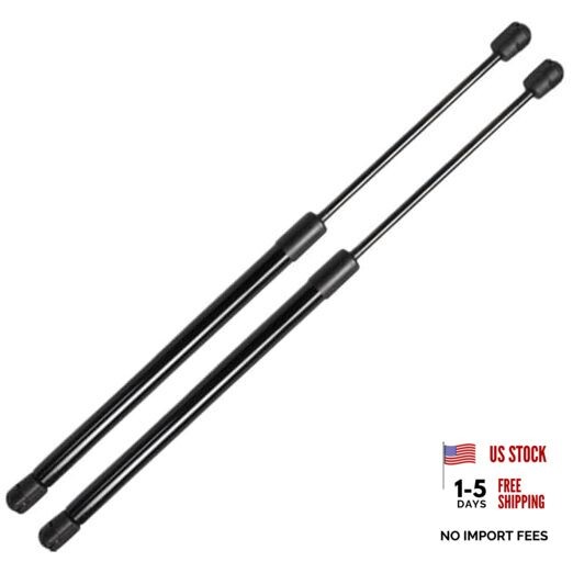 Front Hood Struts Compatible with GMC Terrain 2nd 2018-2025 Shock Classic Black