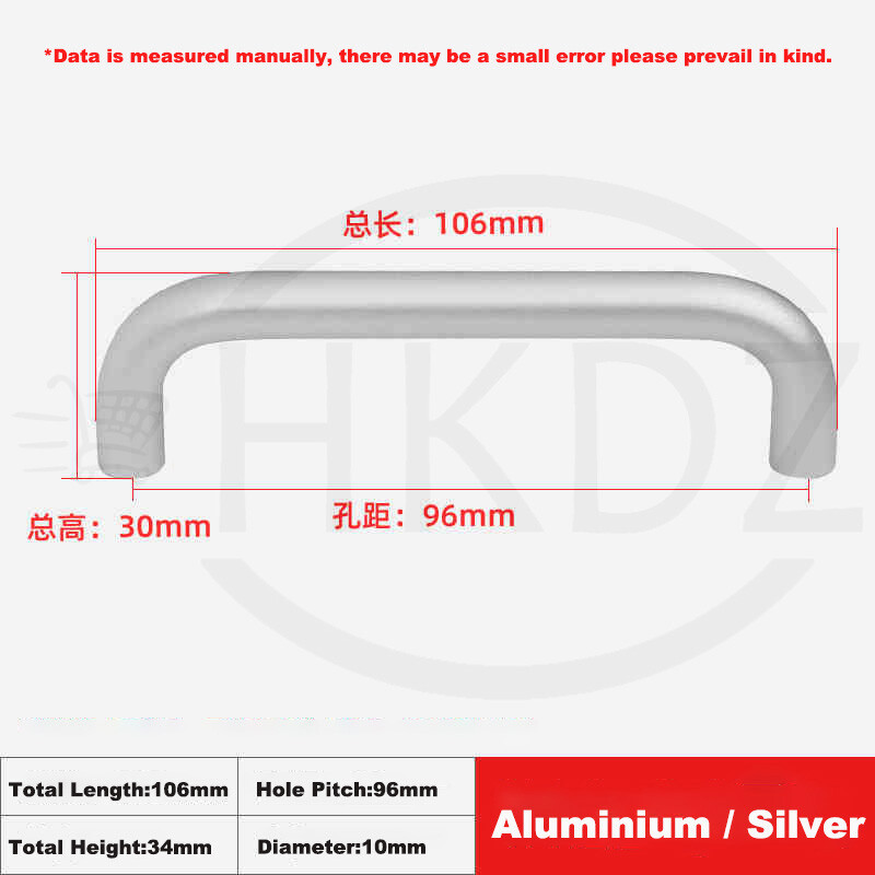 Kitchen Cupboard Cabinet Door D Pull Door Handle Wardrobe Cupboard Drawer Handle