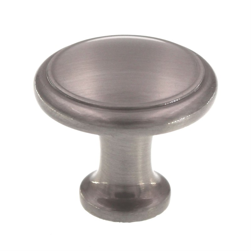 Top Knobs Nouveau Ringed 1 1/8″ Round Cabinet Knob Brushed Satin Nickel M376