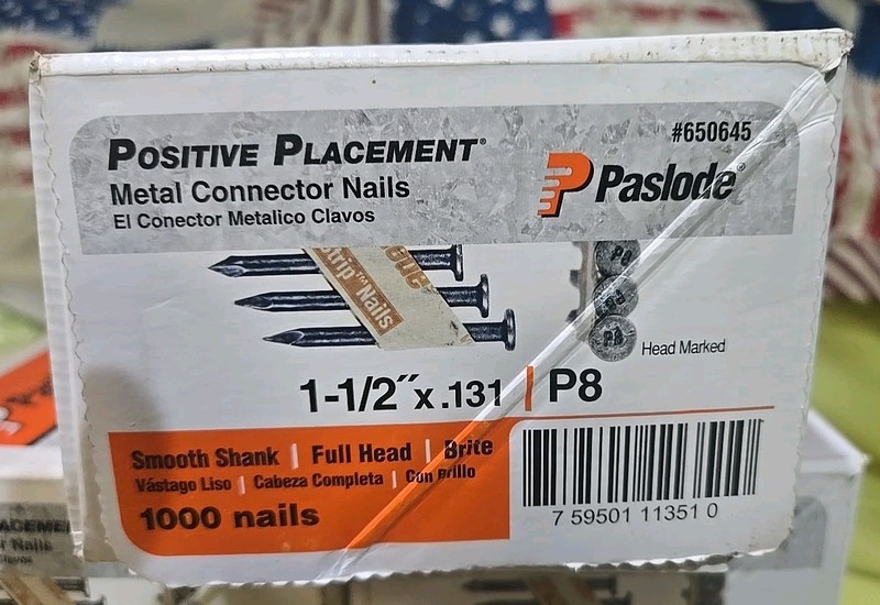 5 NEW BOXES PASLODE POSITIVE PLACEMENT gallery