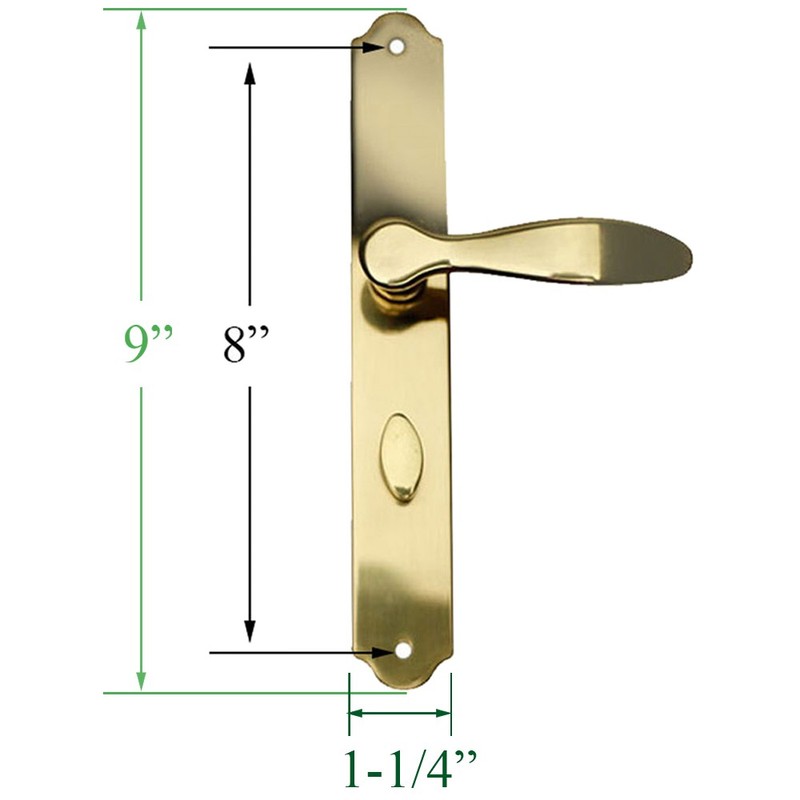 Larson Torino Brass Lever Handle Set gallery