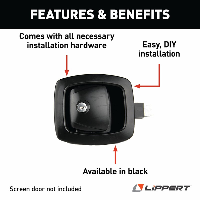 Lippert Slam Latch RV Baggage Door Handle Replacement - 227214 gallery