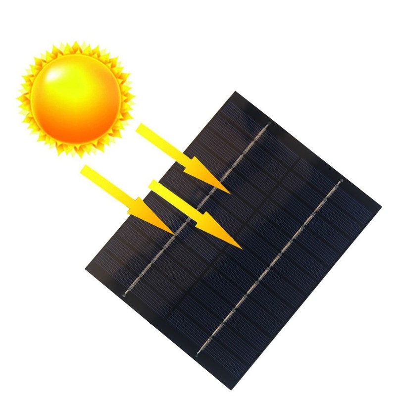 5W 12V Solar Charging Panel Compatible with 9V Batteries 110x136mm Size gallery