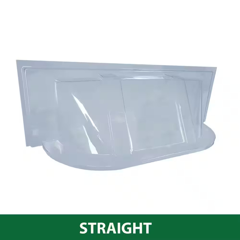 39 In. W X 13 In. D X 15 In. H Economy Straight Bubble Window Well Cover