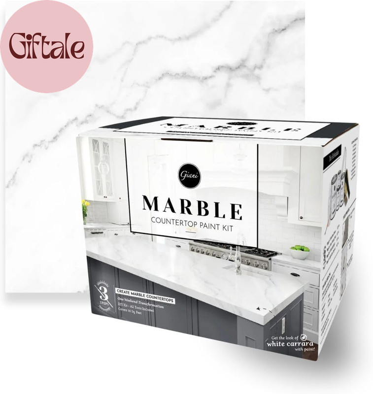 Marble Easy Epoxy Countertop Paint Kit (Carrara White)