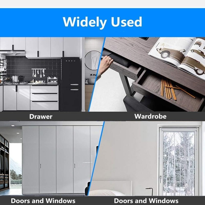 Modern Adjustable 4-Inch Keyed Hasp Locks - Perfect for Any Door or Cabinet gallery