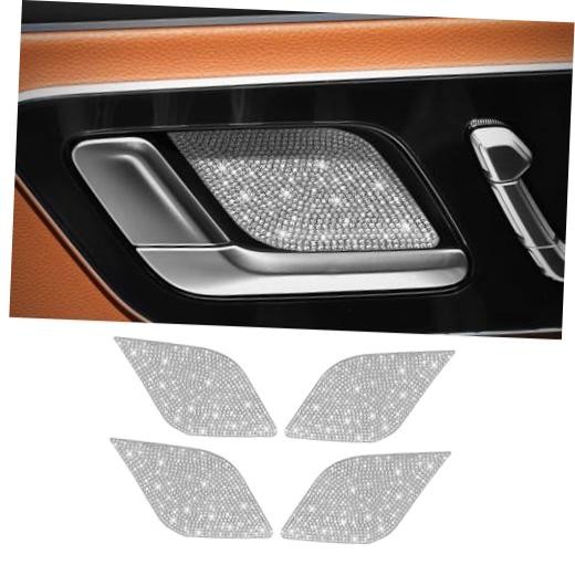 PCS Car Soft Rubber Type Inner Door Handle Bowl Covers Trims Protective 4