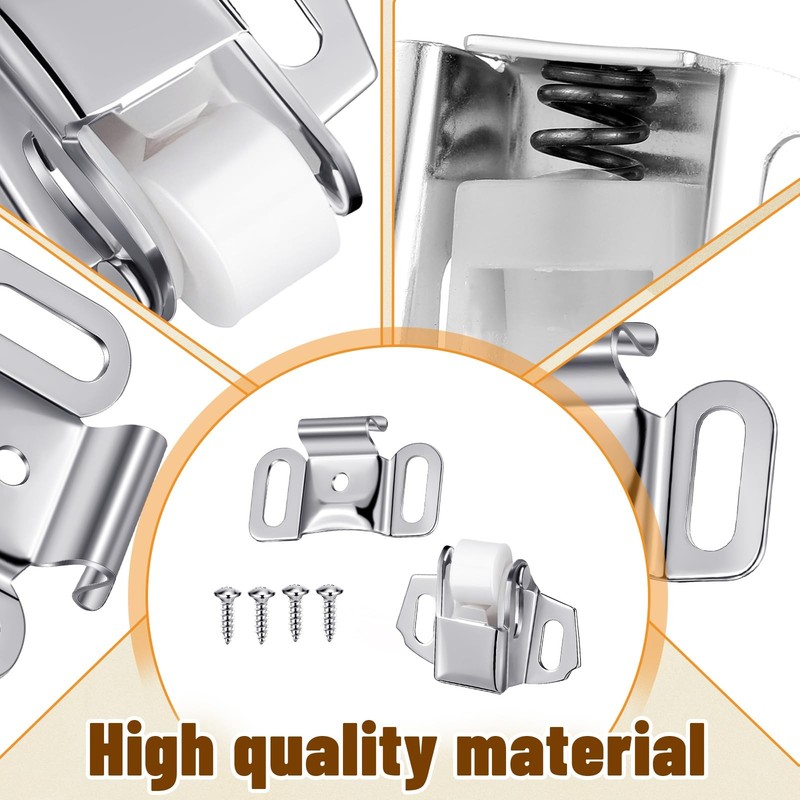 Mailbox Replacement Roller Catch Latch Roller Wheel Spring Door Catch for RV gallery
