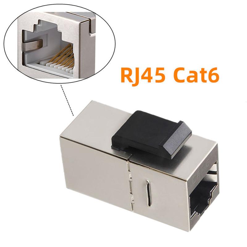 4pcs Stainless Steel CAT6A Shielding Module for High Performance Networks gallery