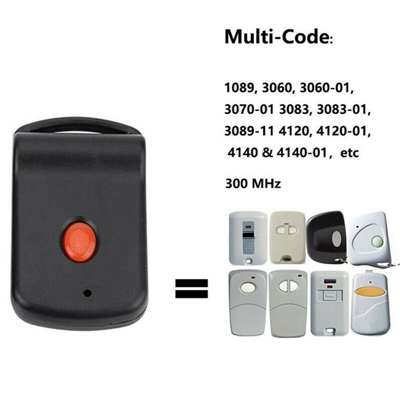 2x For 3089 Multi-Code Multicode 308911 Linear MCS308911 300mhz Remote Set gallery