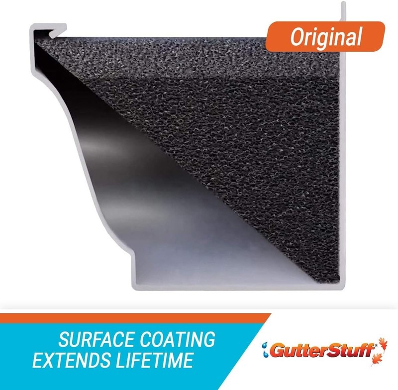 K-Style Leaf Guard Foam Insert - Lightweight 5-Inch System for Gutter Care gallery
