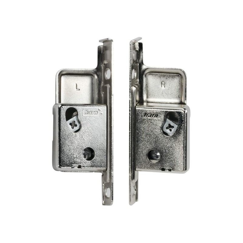 Drawer Box Slide Runner Left/Right Clip On Screw On Front Fixing Bracket 1 Pair