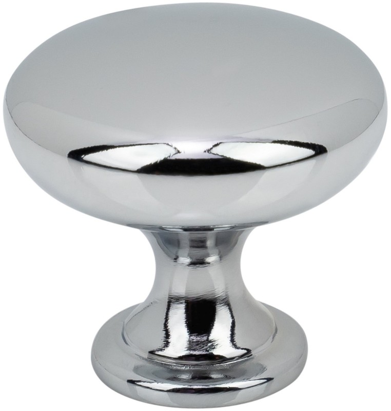 DesignPerfect DPA-R28K Standard Classic 1-3/16″ Mushroom Cabinet – Chrome