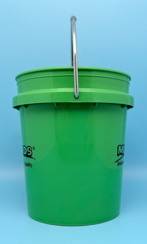 NEW! Menards Mini Buckets/Pails - Green - 400 mL each - #561-8236 - Lot of 4 gallery