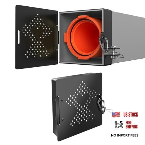 2-Pack RV Bumper End Cap 4 Inch Universal Fit, Weatherproof Rustproof 4inch