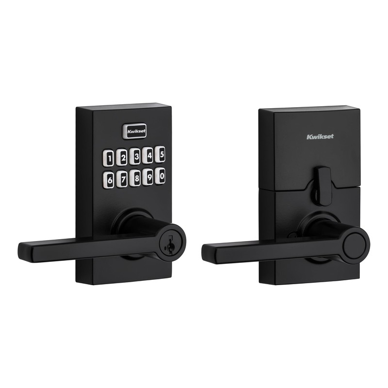 Kwikset SmartCode 917 Keypad Keyless Entry Residential Electronic Matte Black