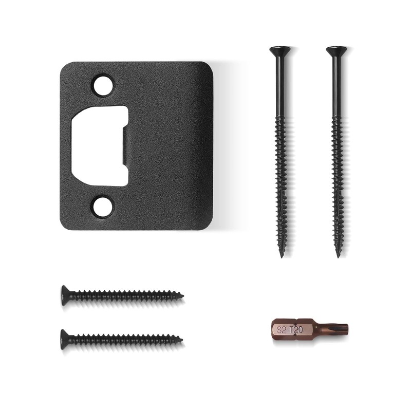 Extended Strike Plate 2″ x 2-1/4″, Heavy Duty Version with Torx/Star Screws &…