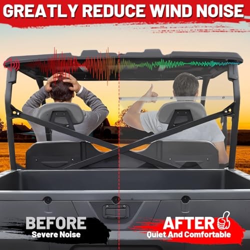 Ranger 800 Rear Windshield - Compatible with Polaris Ranger 800 2010-2014 gallery