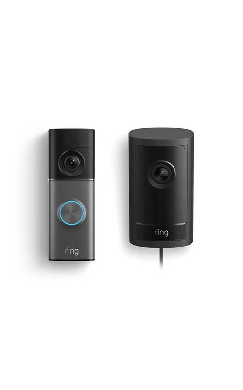 Wired Doorbell Pro (Newest Model), Deep Silver with Outdoor Cam Cam Pro, Plug-In gallery